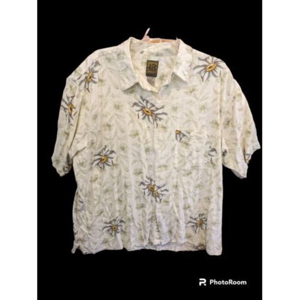 Bruno Washable Linen Button Up Shirt 2XL 2XB Big & Short Sleeve